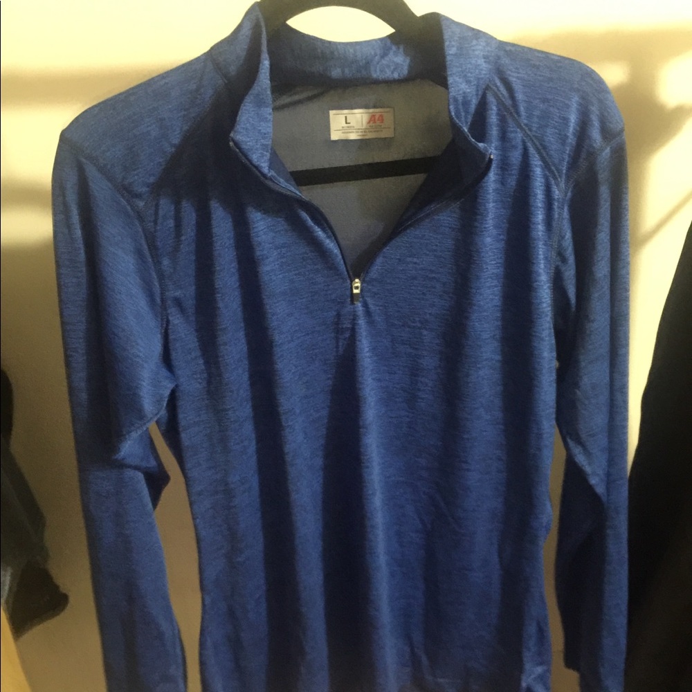 Royal blue 3/4 zip up